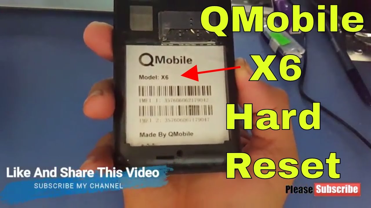 How to || qmobile x6 hard reset || Pattern Lock Unlock