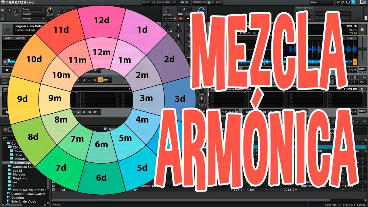 Mezcla armónica con Tracktor y Virtual DJ