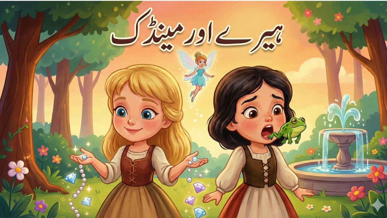 Diamonds and Toads                                  ہیرے اور مینڈک | نیکی کا انعام - اردو کہانی