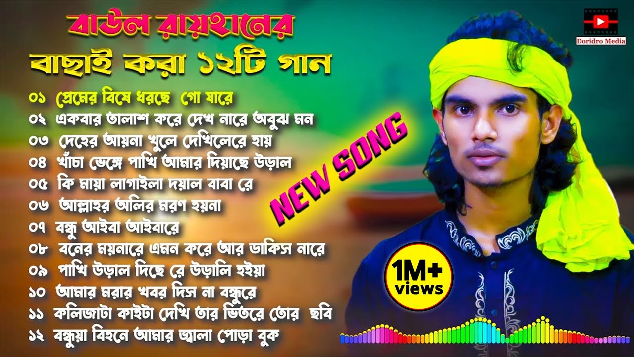 best of baul rayhan | বাউল রায়হানের বাছাই করা ১২টি গান | baul rayhan top 12 hit song