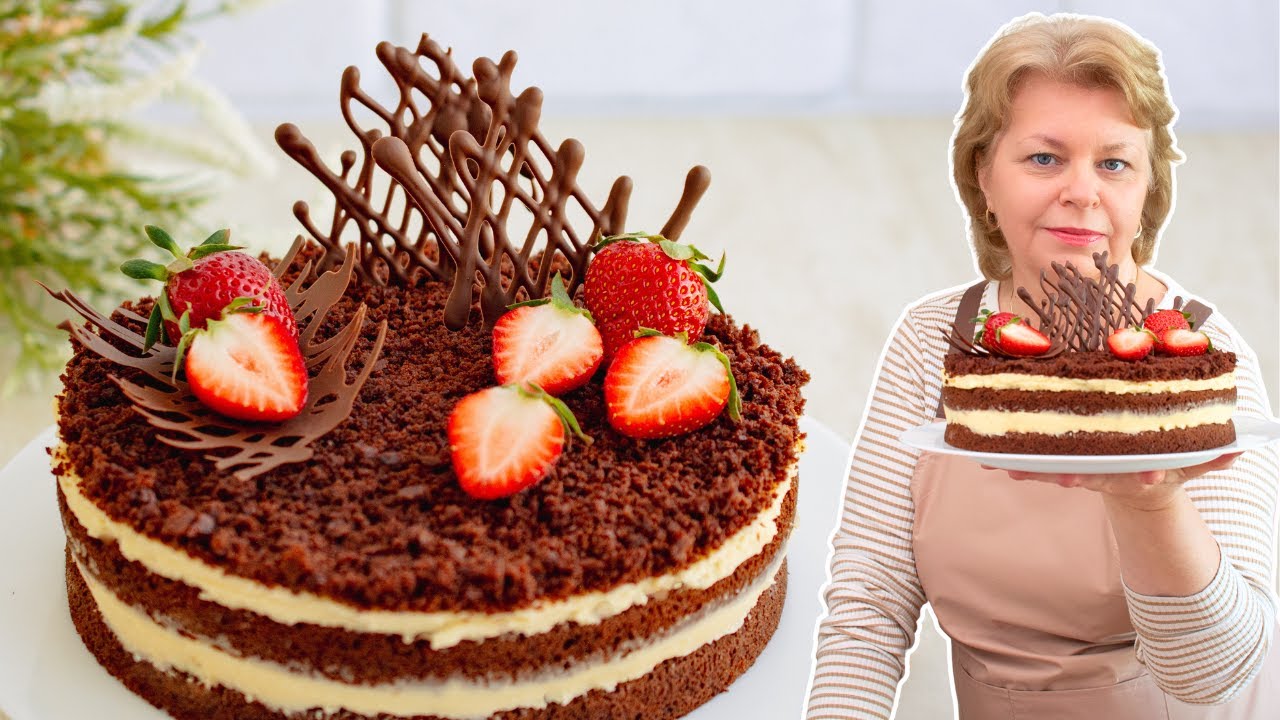 🎂Внешний вид Ух ты! 😍Мои хитрости для эффектного ТОРТА С ВАНИЛЬНЫМ КРЕМОМ!