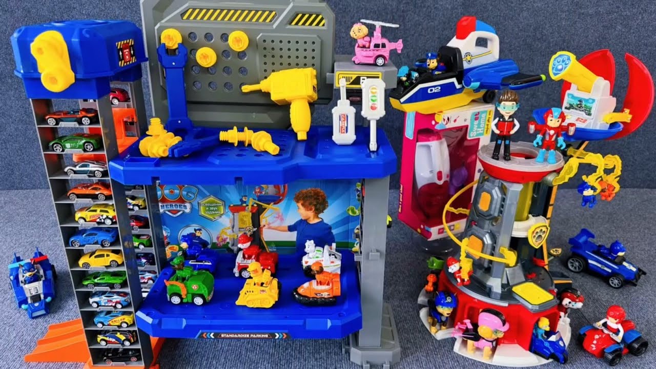 13 Minutes of Epic Unboxing 🚀 | Paw Patrol Patrol Car & Car Repair Station Toy