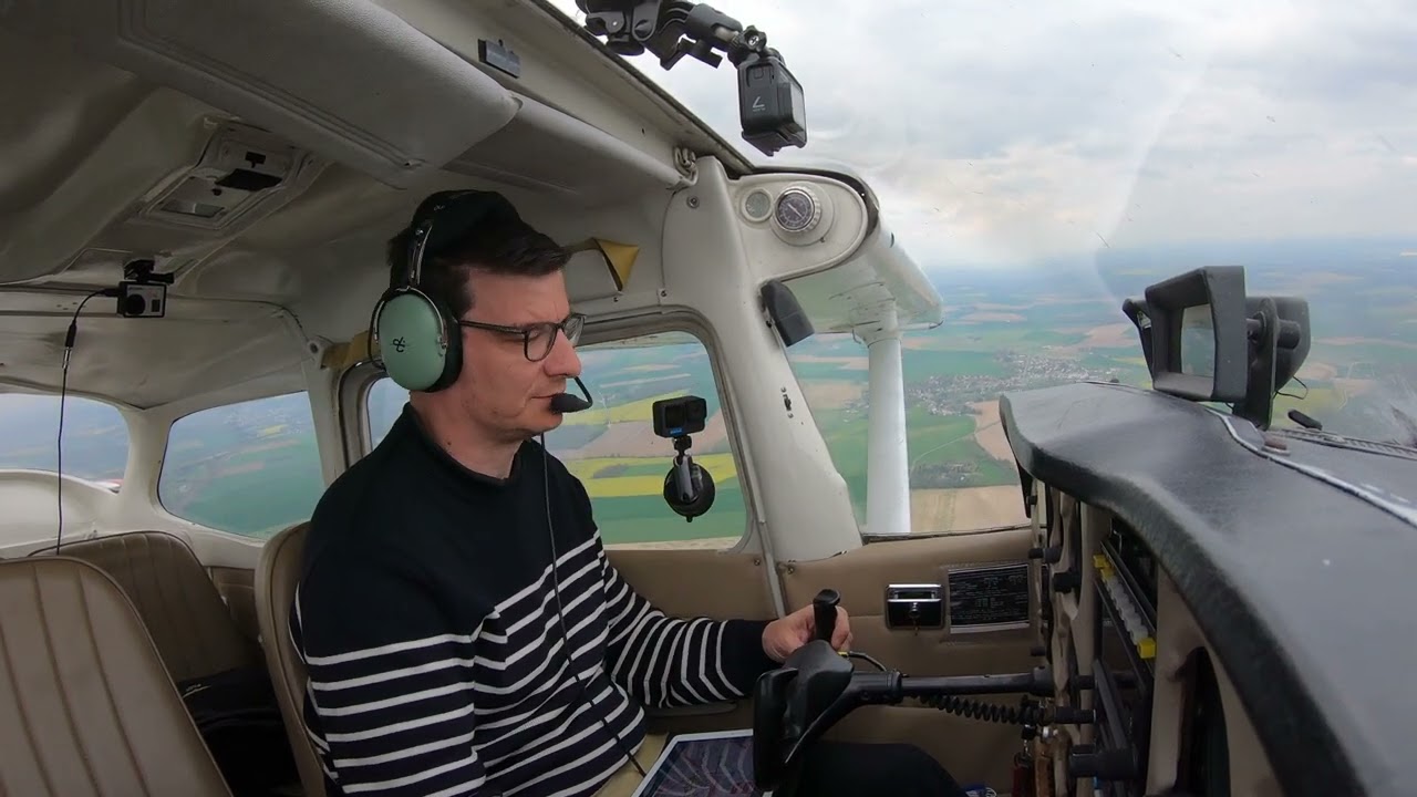 VFR Lognes-Château Thierry. Cessna 172