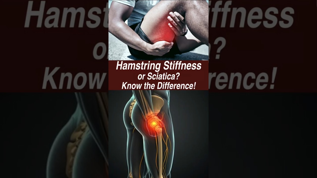 Hamstring Stiffness or Sciatica? Know the Difference! | Tamil Health Tips | Sciatica Relief