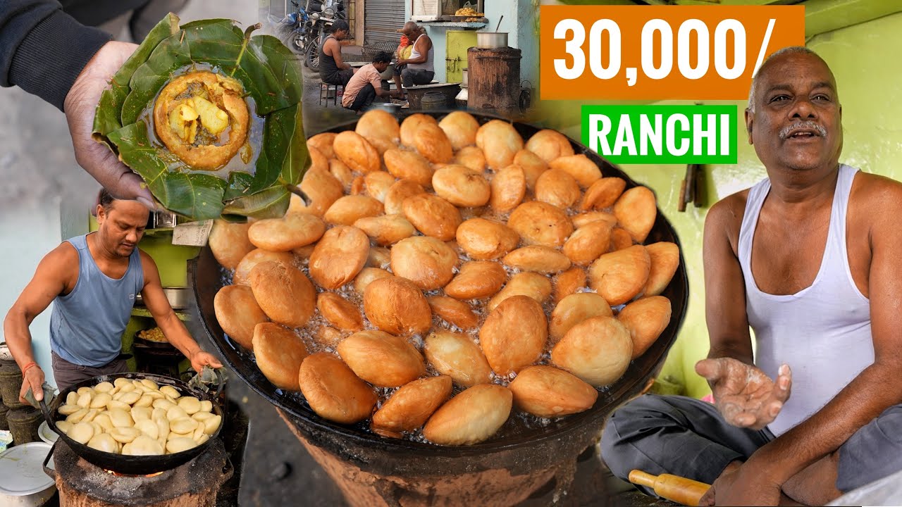 30,000/- Hing wali Kachori in RANCHI - The best Kachori | Only ₹10/- @IndianFoodExplorer 