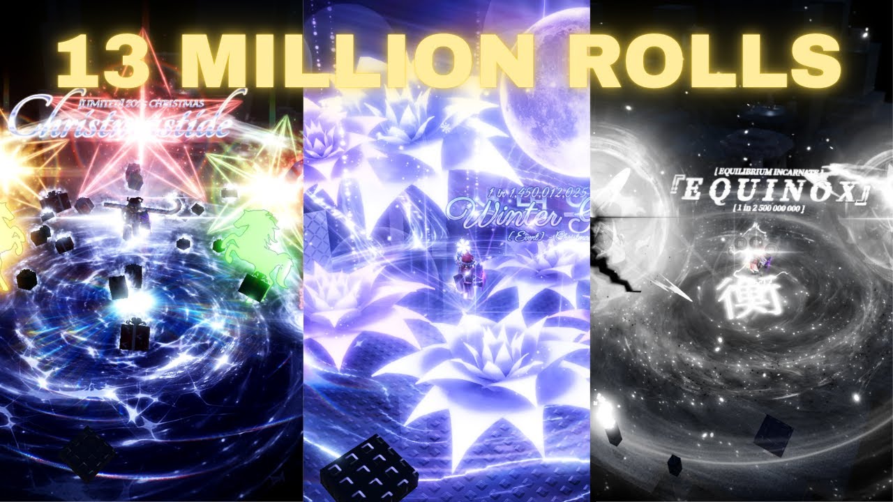 13 MILLION ROLLS account showcase.