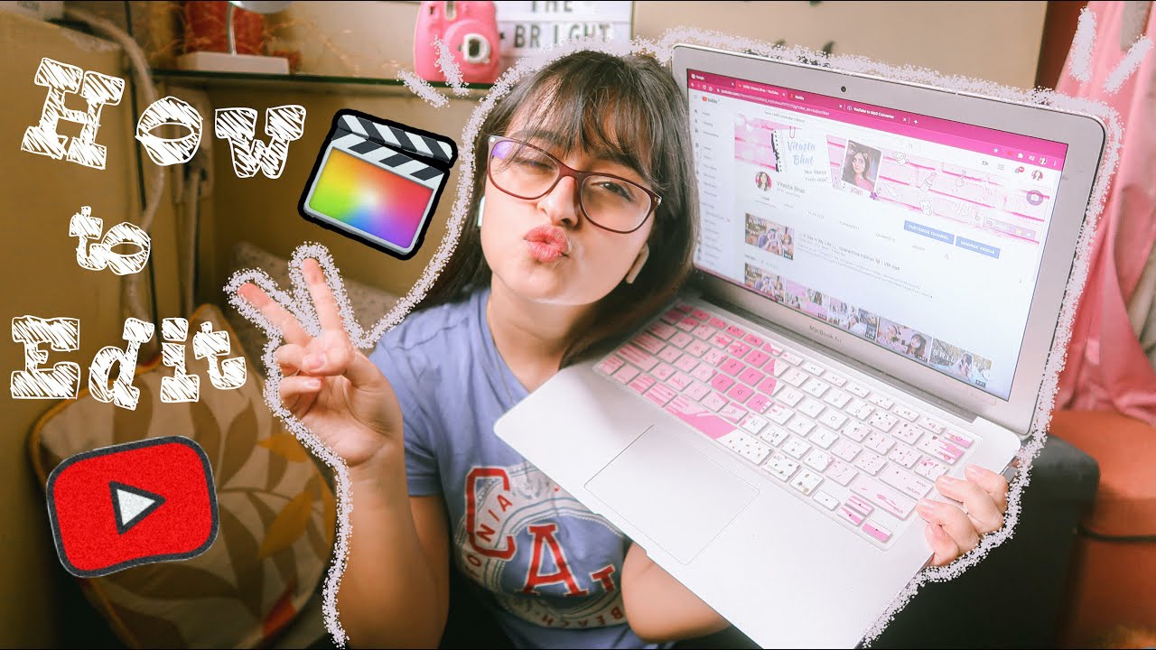 How I edit MY Youtube Videos 🎬 *Final cut Pro* | Vitasta Bhat