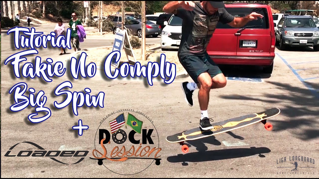 #Trick 13 - Tutorial Fakie No Comply BigSpin - Califórnia e Dock Session - USA - Long4Life