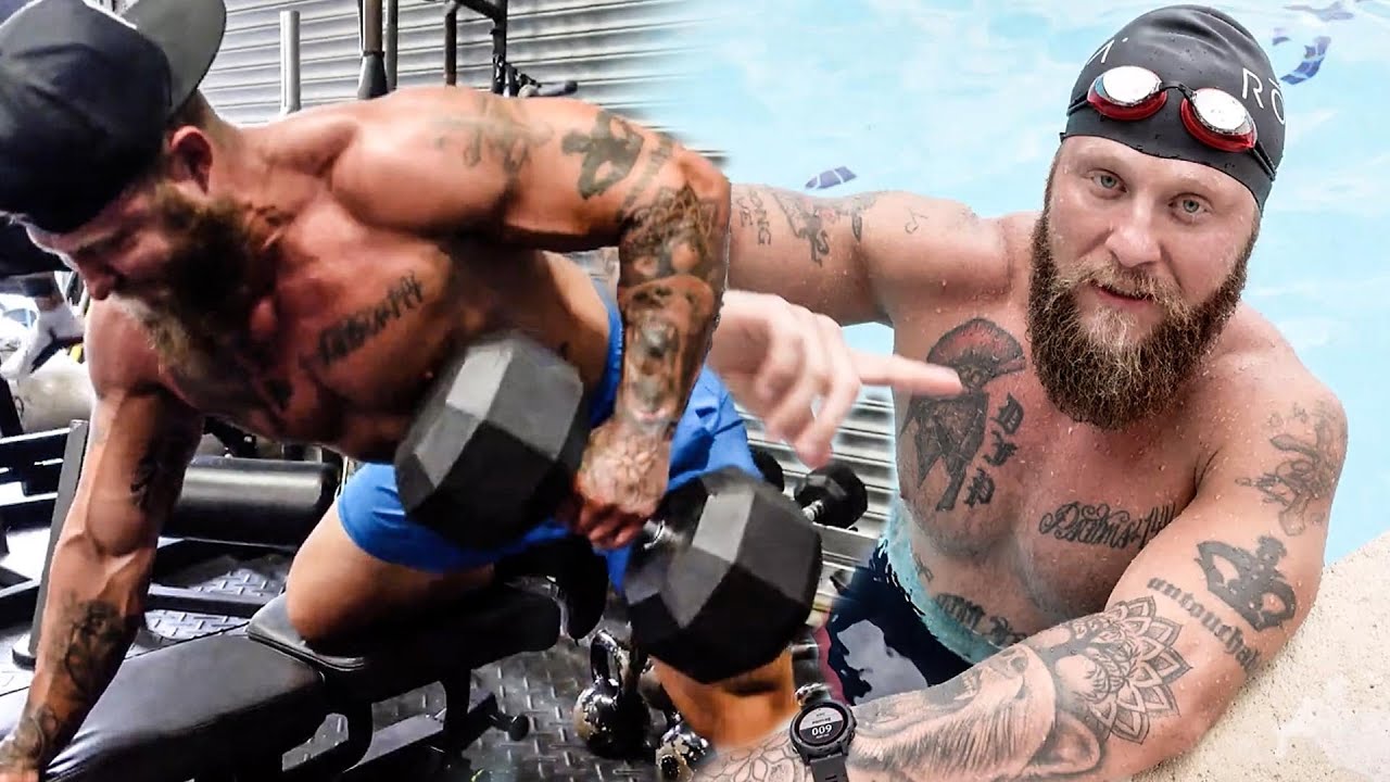A Day in the Life | Swim Training & Full Body Weight Training | Phil Daru