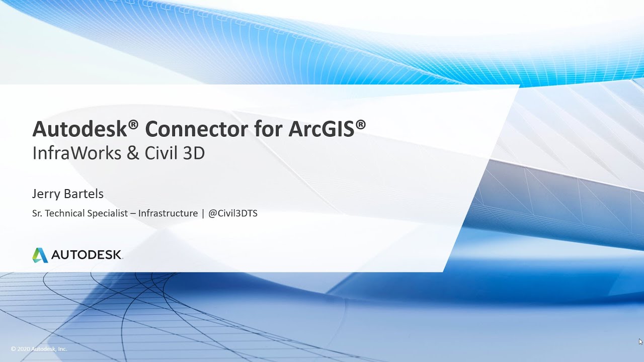 Using ArcGIS Online data in Civil 3D and InfraWorks