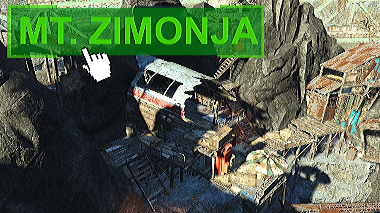 Fallout 4 | Mt. Zimonja Outpost | PS4 PRO | Mods