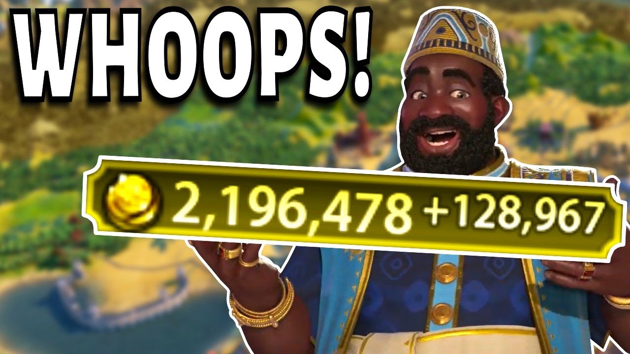 Civ 6 | Whoops – All Gold!! Is This TOO Much Gold?!? (Deity Mali Civilization VI)