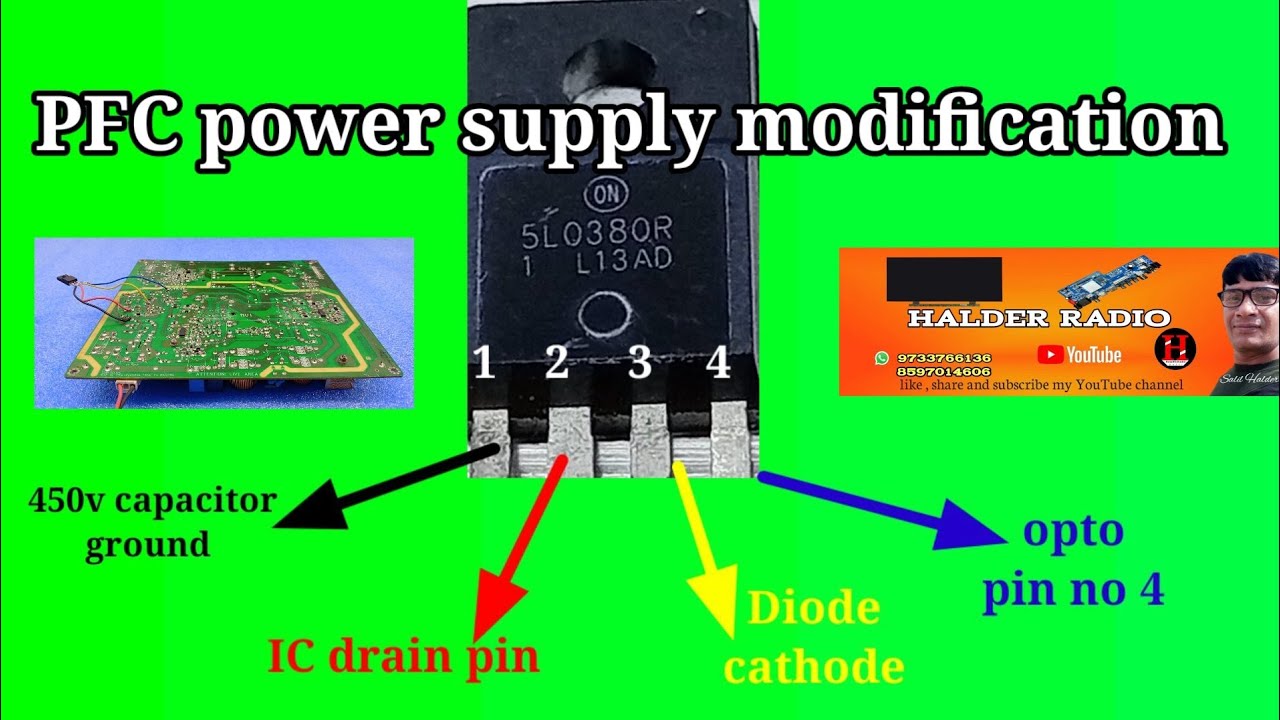 How to Install Power Supply Module in LED TV // PFC Power Supply Modification