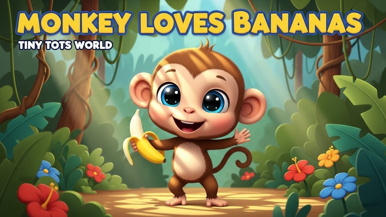 Happy Monkey Banana Dance 🐒🍌 | Kids Entertainment