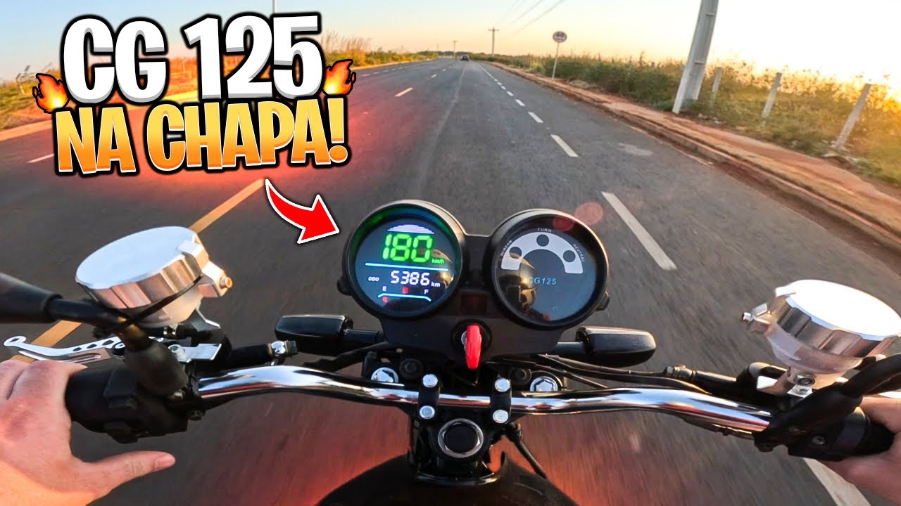 ACELERANDO TUDO A CG 125 FAN 2008! 