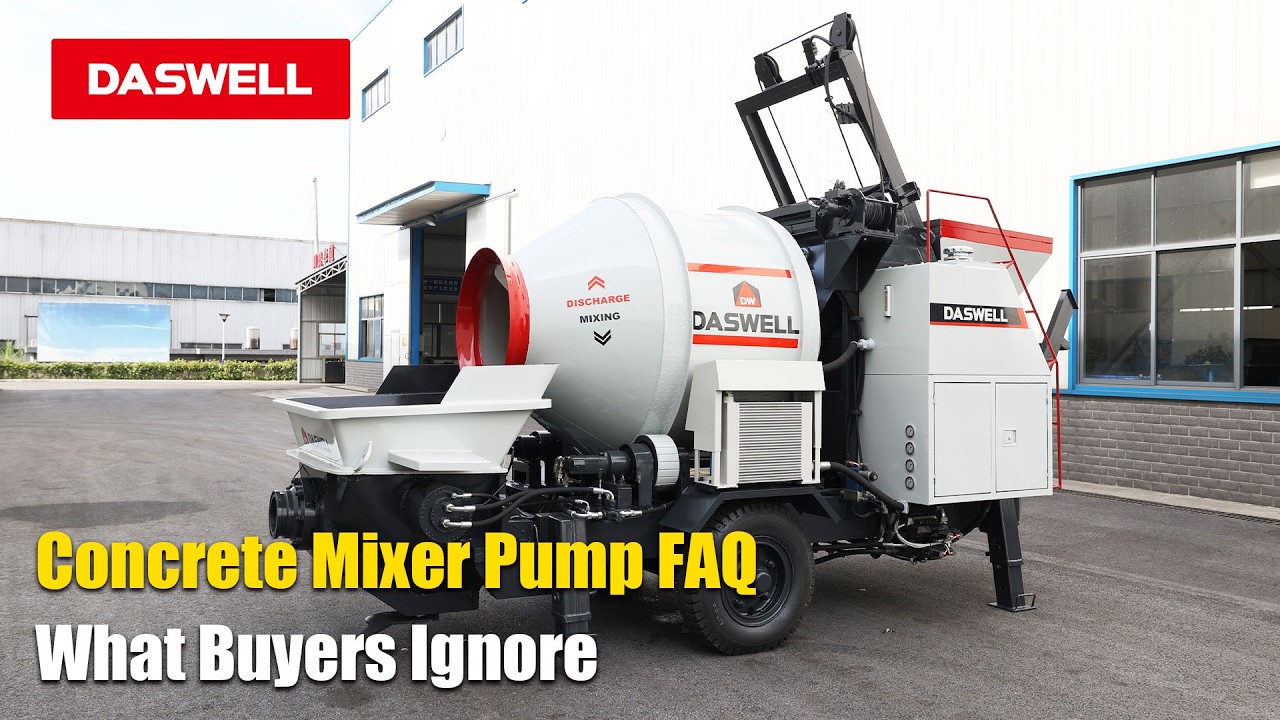 Concrete Mixer Pump FAQ | What Buyers Ignore Before Pumping
