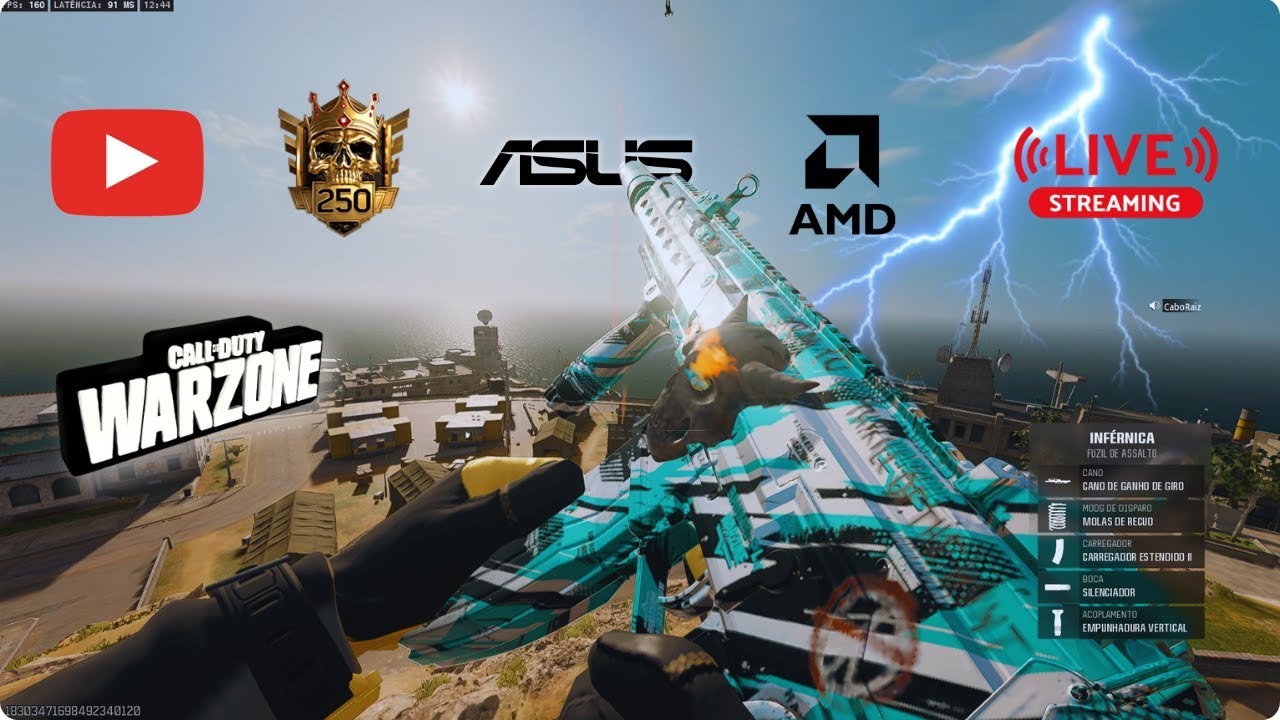 🔴 LIVE - TREINAMENTO NO NOVO WARZONE 24/365. #WARZONE #RESURGENCIA #COD