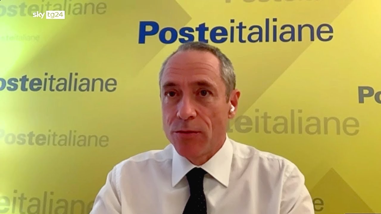 SkyTg24 intervista all'AD di Poste Italiane Matteo Del Fante