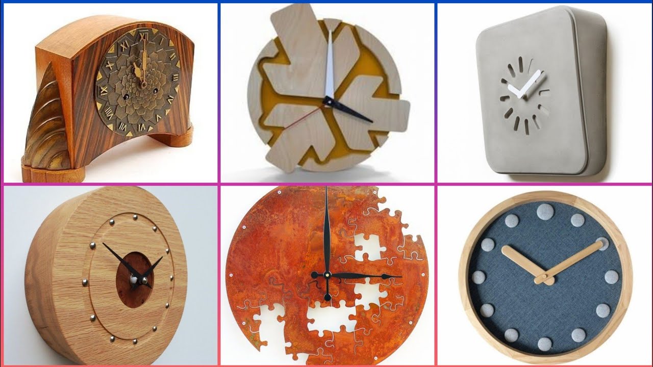 Very Creative wooden wall clock designs| Unique wall clock ideas 2022