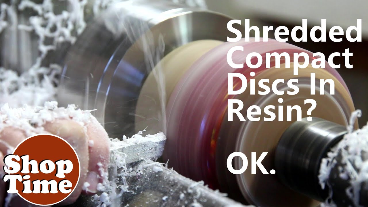 Shredded CDs Cast In Resin? OK.