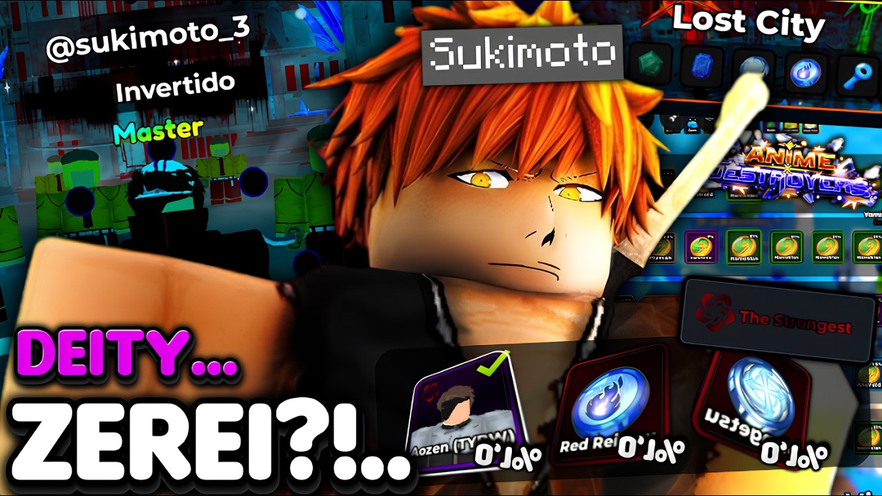 ZEREI O ANIME DESTROYERS?! CONSEGUI A RARIDADE MAXIMA DO JOGO! DEITY! ...PASSIVAS SECRETAS!!