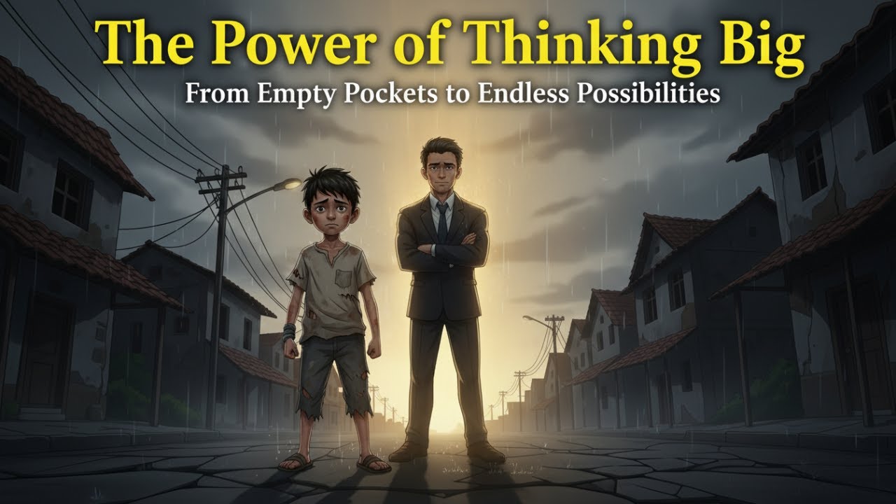 Power of Thinking Big | Story of a Poor Boy With Empty Pockets | Motivational Story