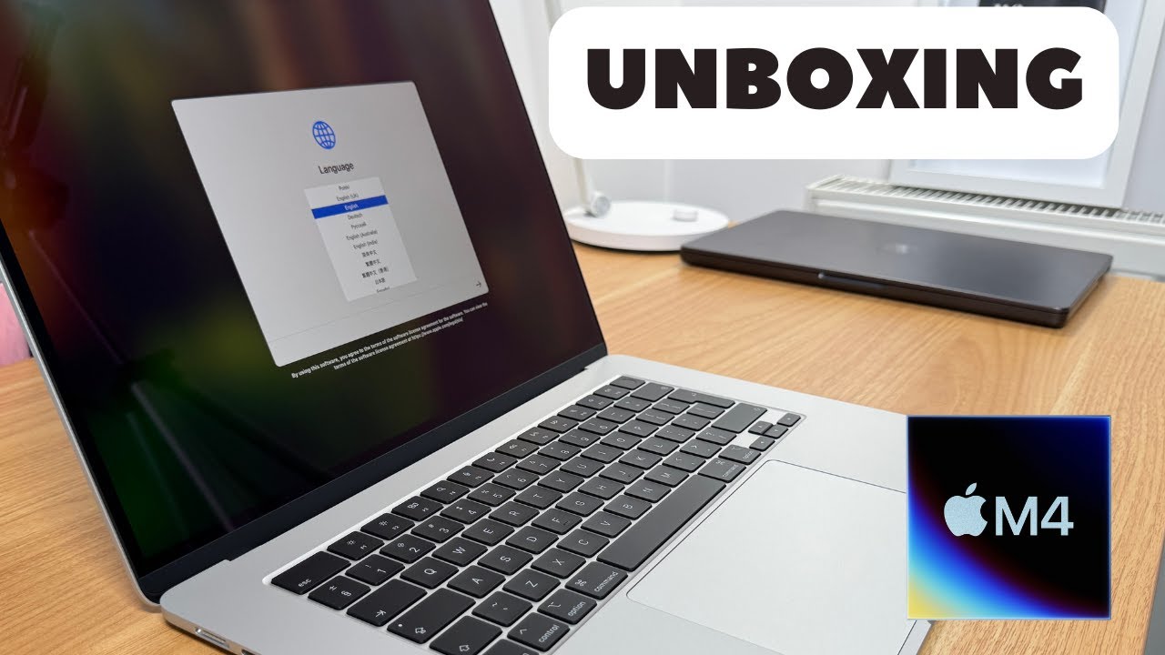 Unboxing the MacBook Air 15” M4 – Simple. Sleek. Stunning