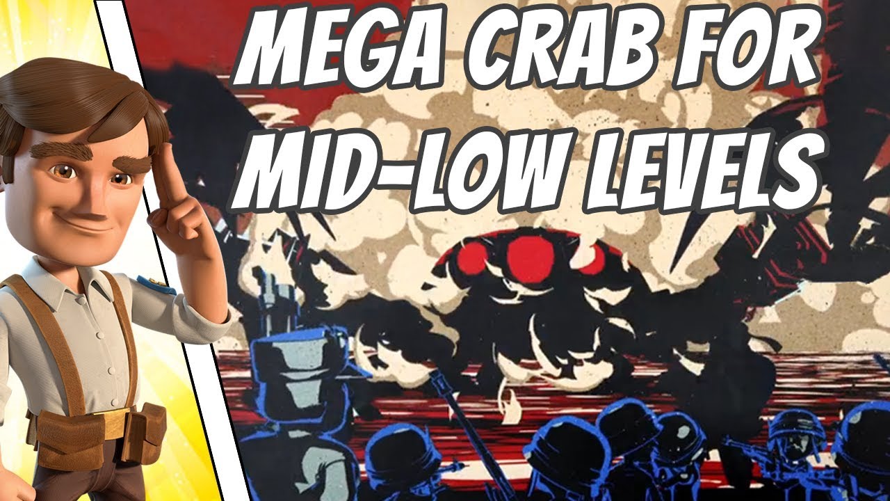 Boom Beach Mega Crab Strategy - Low-Mid Level Guide