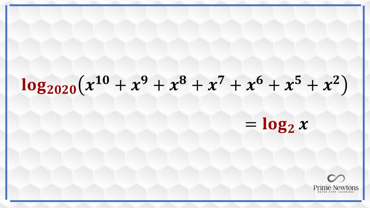 Solve for x