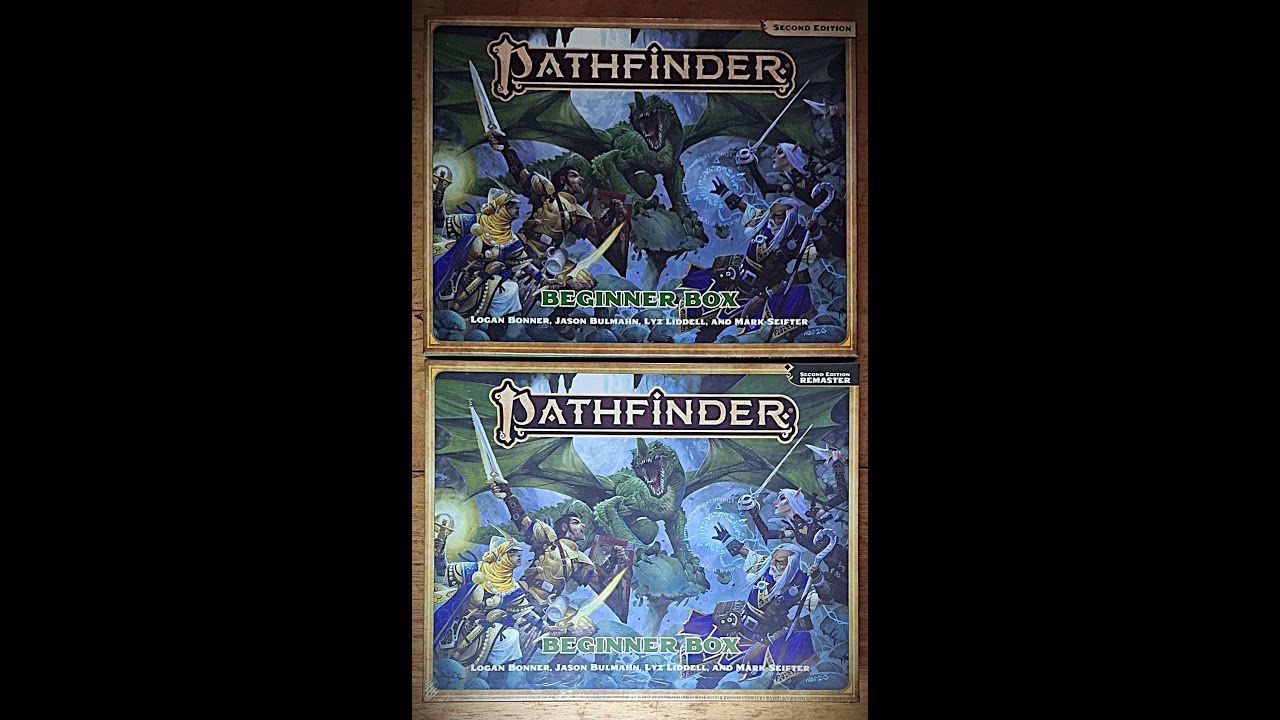 Comparing The Original and Remastered Pathfinder Beginner Box Sets