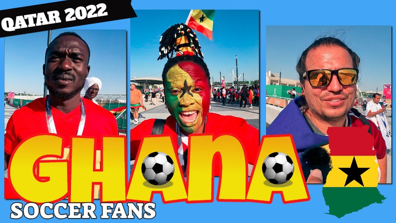 Ghana Black Stars football fans at FIFA Qatar World Cup 2022