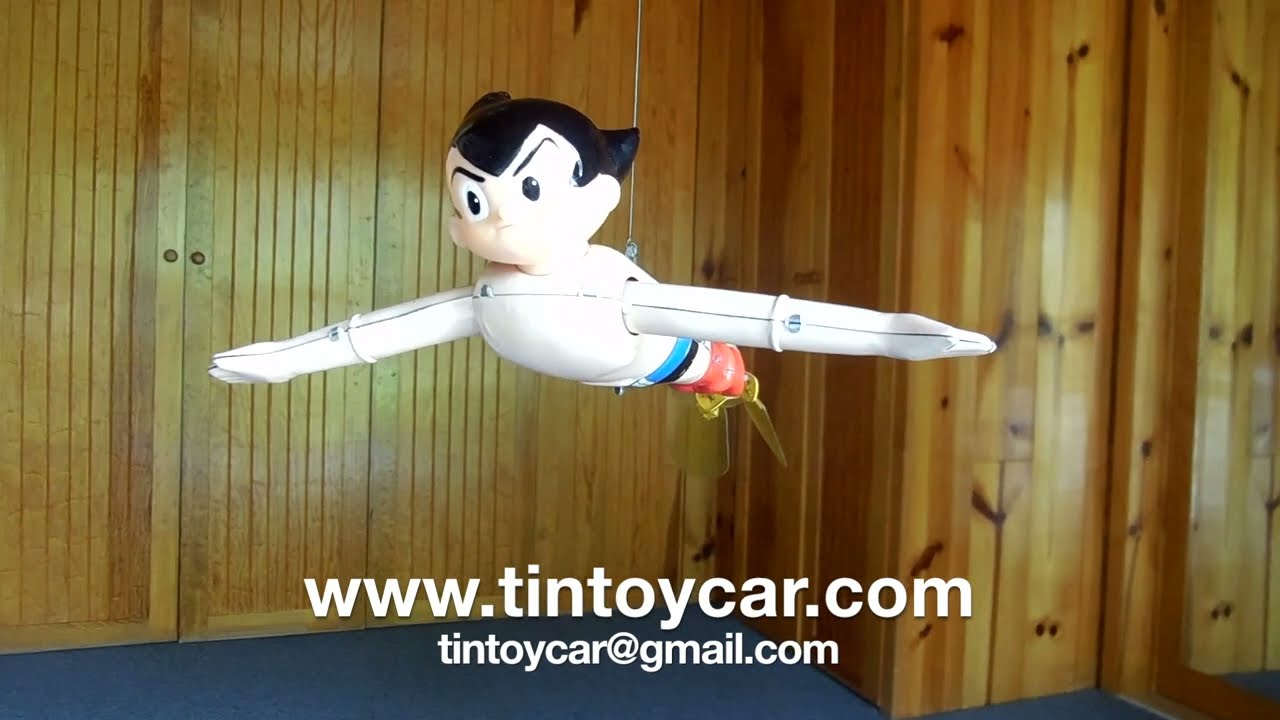 Astro Boy Flying Robot Asakusa ATD 60's. Compro Juguetes Antiguos de Hojalata.