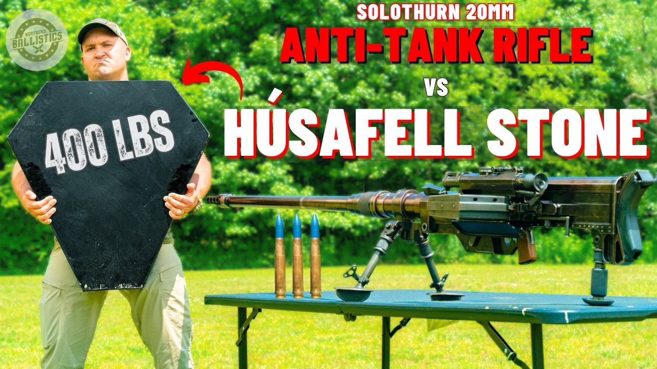 Противотанковая винтовка Solothurn калибра 20 мм против Husafell Stone (400 фунтов стерлингов!!!)