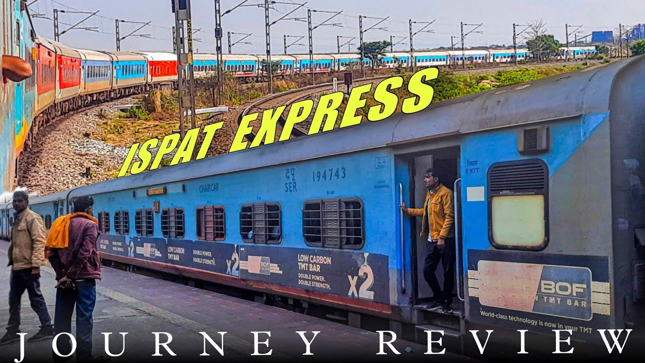 Rourkela to Sambalpur Train Journey| Onboard Howrah Ispat Superfast Express Journey | #ispatexpress
