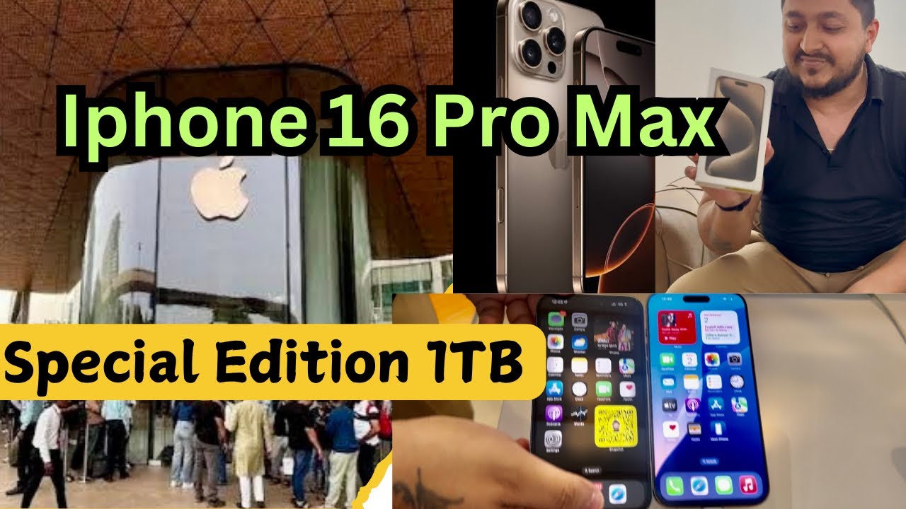 Finally IPhone 16 Pro Max LIMITED EDITION le liya 🥰♥️ || IPhone 15 Pro Max V/S Iphone 16 Pro Max💰🙏🏻
