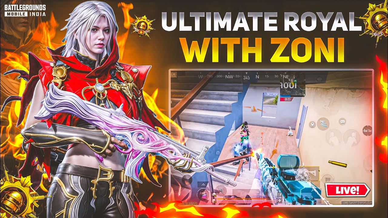ULTIMATE ROYALE BGMI LIVE  |  ZONI IS LIVE  | #shorts #bgmi #shortsfeed