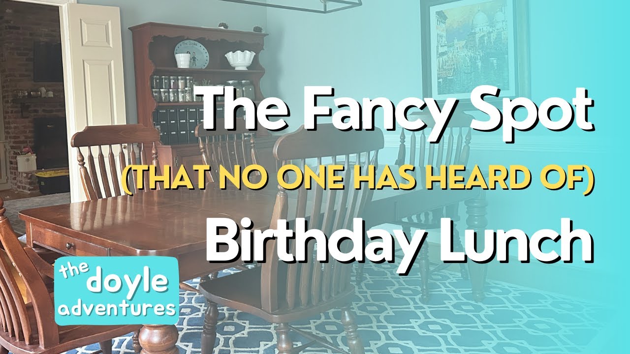 #21 The Fancy Spot That No One Has Heard Of Birthday Lunch