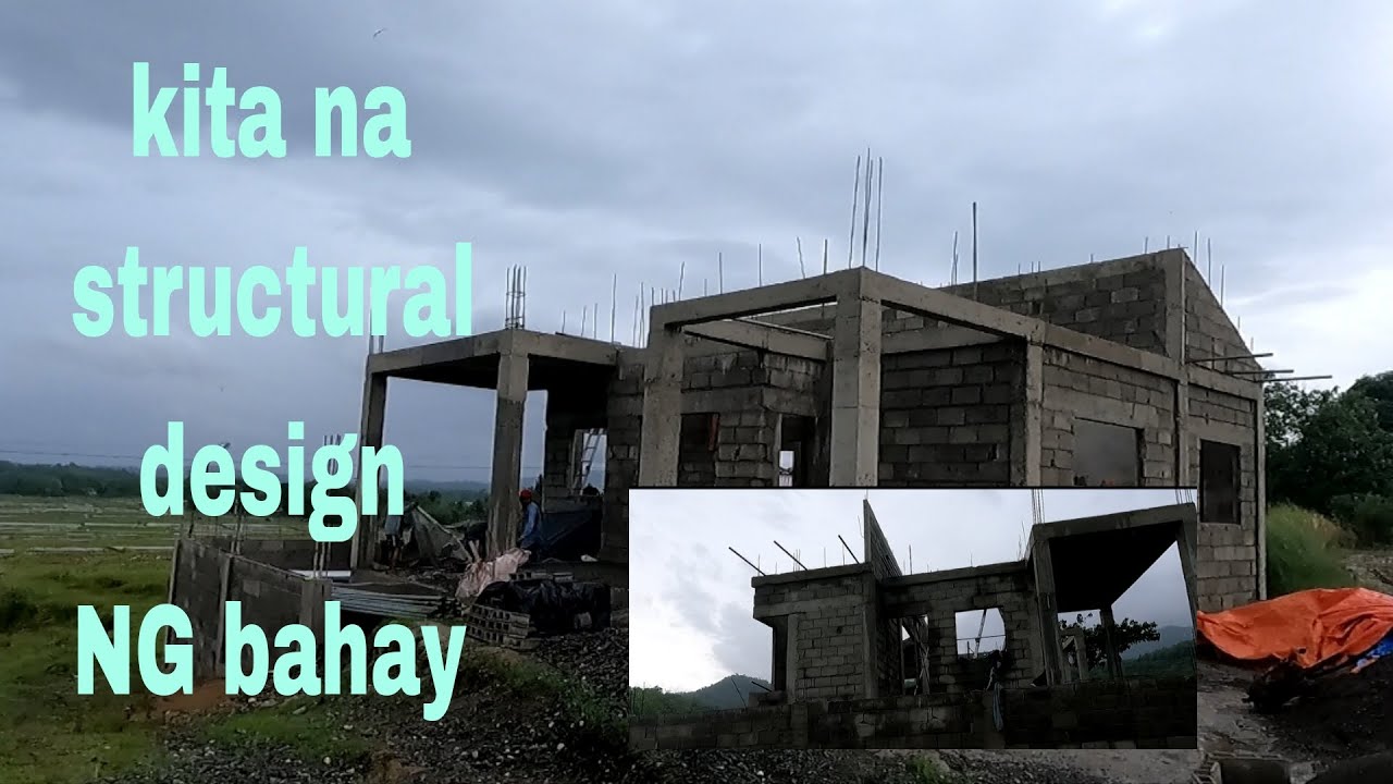 Kita na Ang structural design NG Bahay // single storey bungalow house design // home improvement 