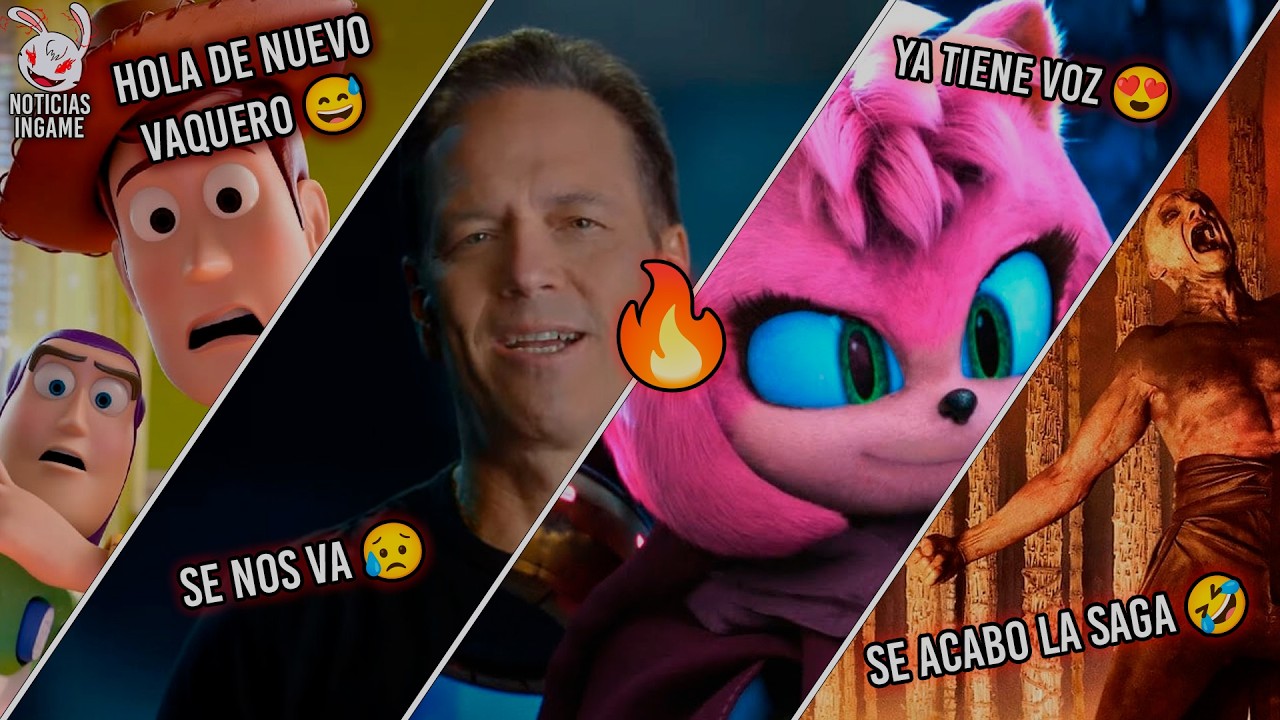 👾 Noticias In Game: 🧸 Toy Story 5 es real | 🎮 Phil Spencer se va | 🦔 Amy en Sonic 4 |📉 28 Años muere