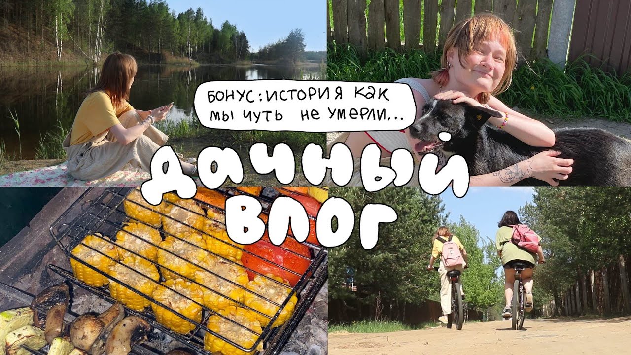 уехали на дачу и стали трушными дачниками всем пока 🌱 влог