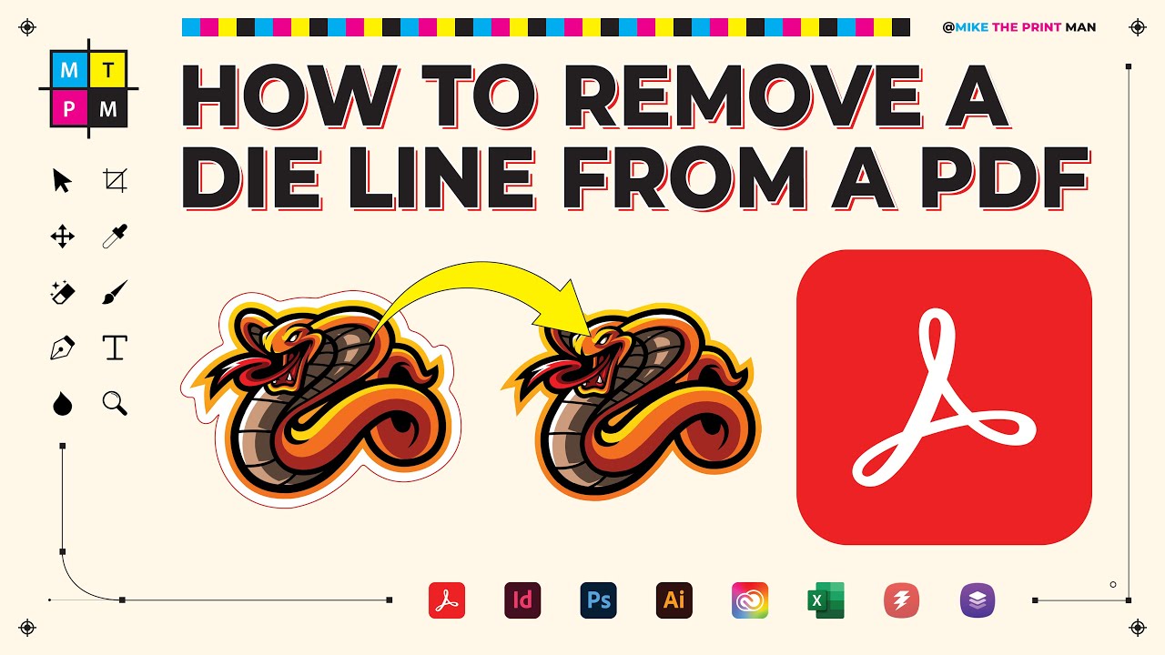 Как удалить линию штампа из PDF-файла с помощью Adobe Acrobat