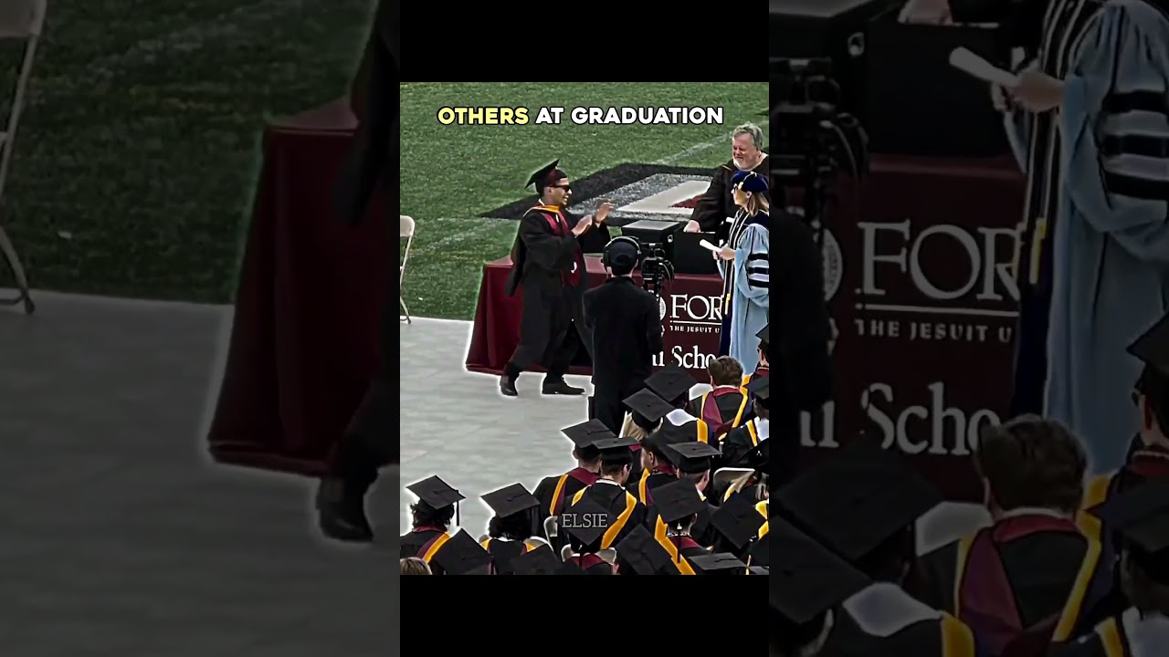 Others at graduation vs this girl 🤯 