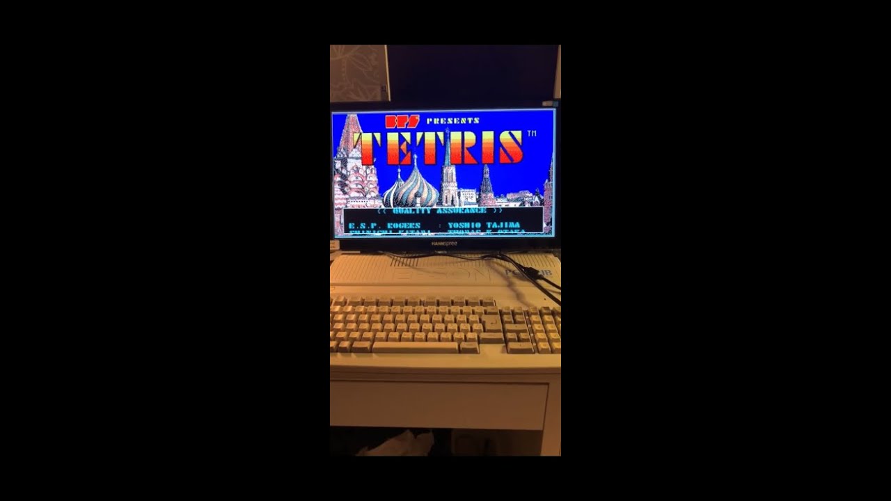 EPSON PC CLUB - PC9801 - TETRIS