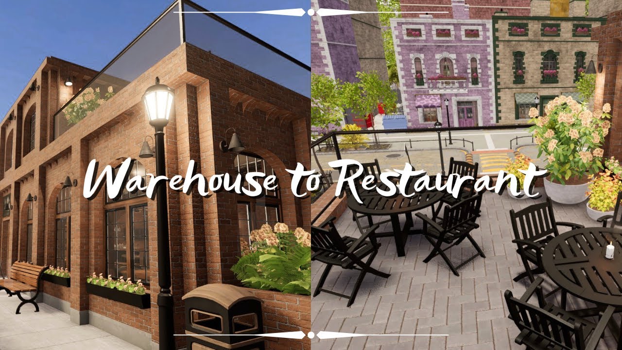 House Flipper 2 | Warehouse to Restaurant Renovation | Custom Job (No Commentary)