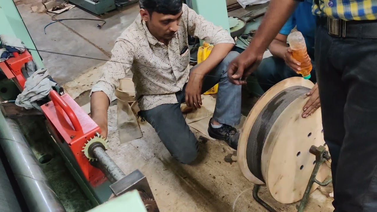 C60 card Clothing Cylinder wire mounting