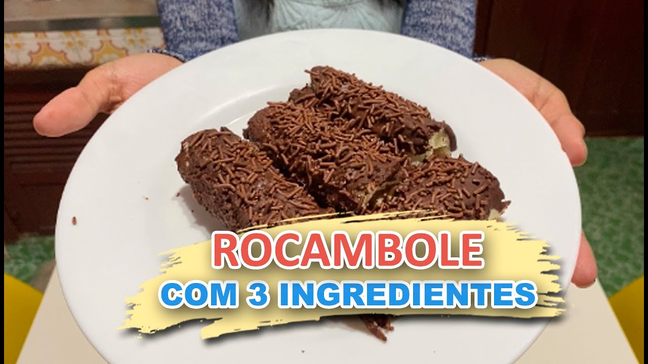 Rocambole F&aacute;cil Com 3 Ingredientes