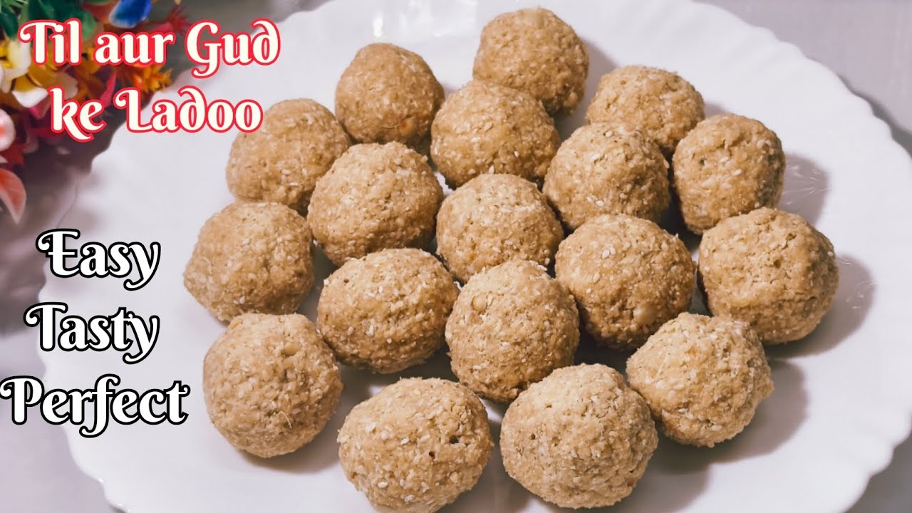 🫶Til Aur Gud Ke Ladoo Recipe | Easy Tasty Healthy Recipe | Healthy Ladoo | Makar Sankrānti special 