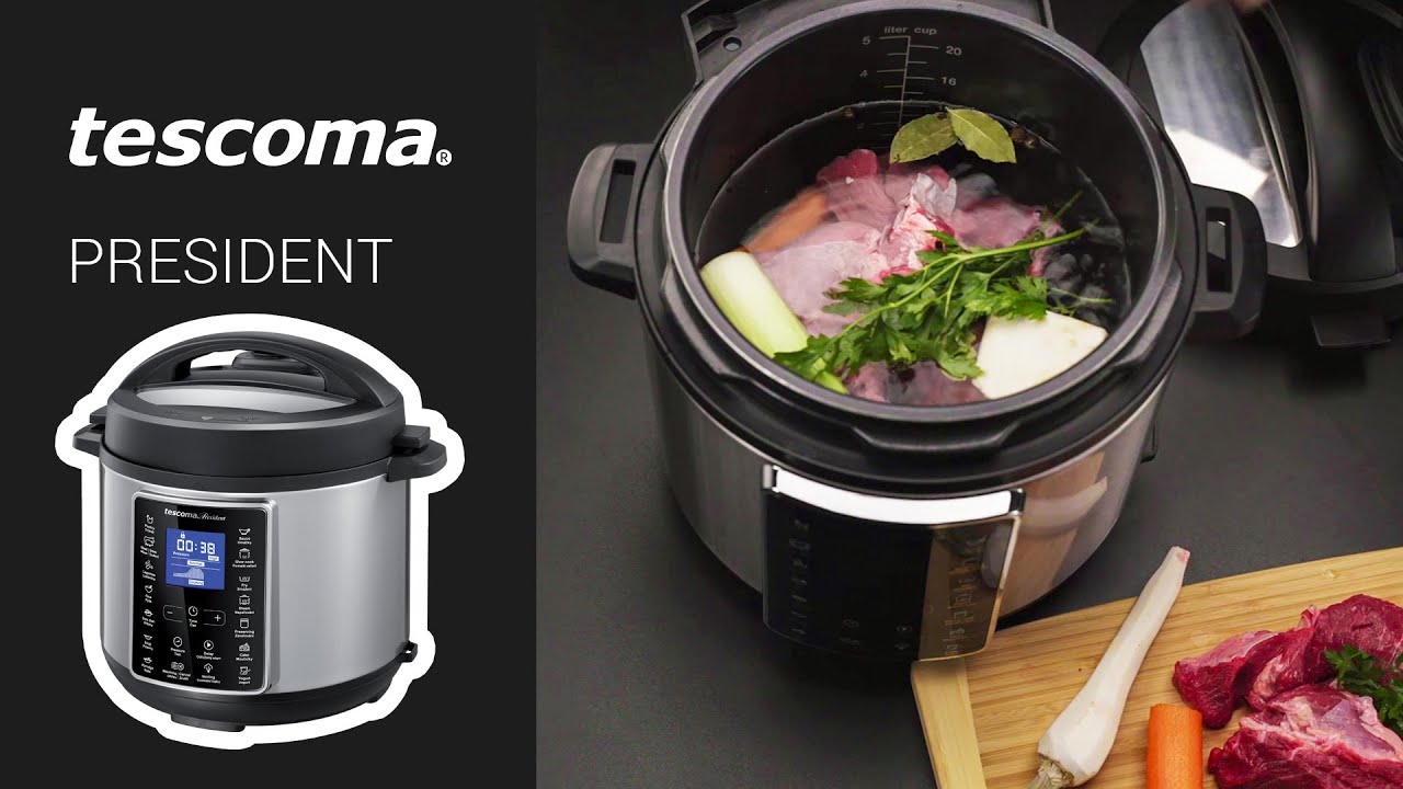 Multifunctional electric pressure cooker PRESIDENT, 5.5 l