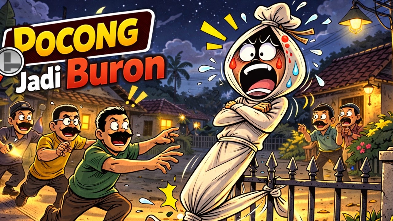 Komedi Horor part 31 / POCONG JADI BURON