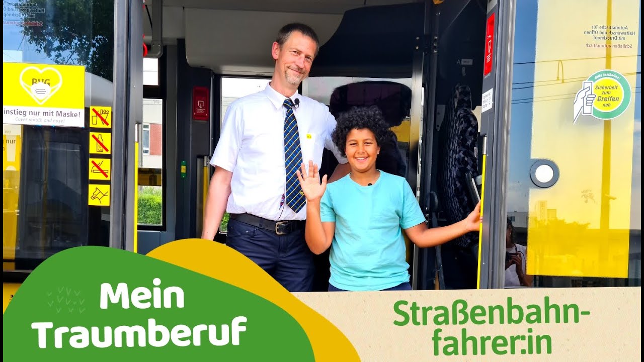 ⚠️ Straßenbahnfahrer 🚆 Ein spannender Beruf l Reportage für Kinder